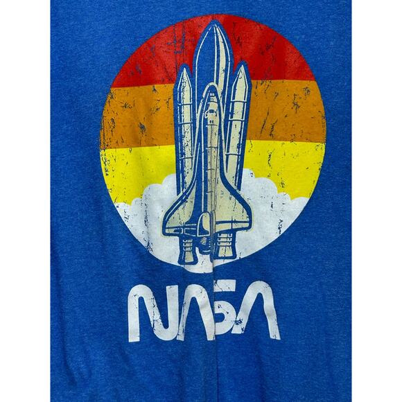 Fifth Sun NASA Space Shuttle Launch Mens - Medium - Vintage Like Distressed - Picture 7 of 7